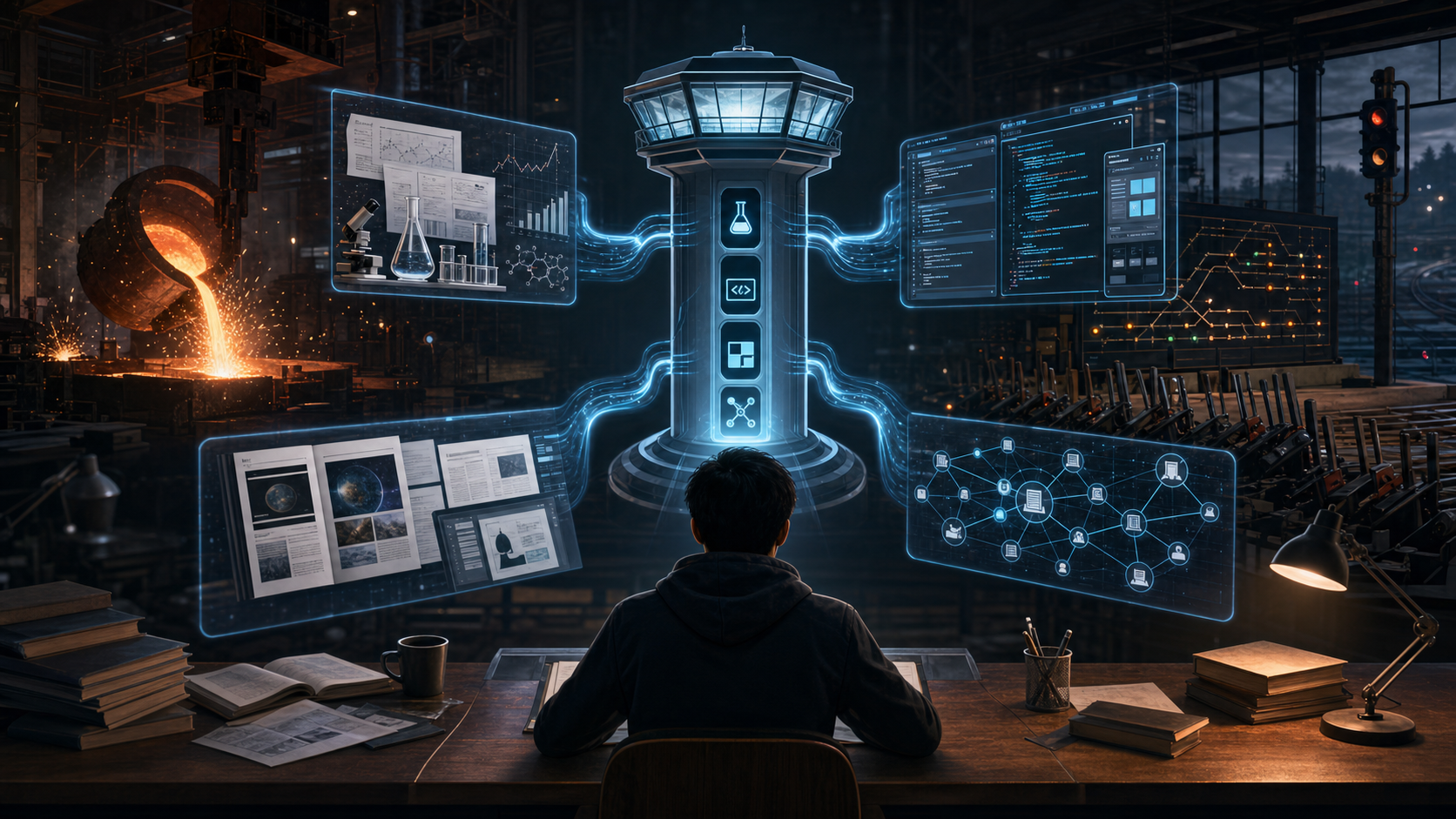 研路炼钢 | 我想把自己外包给 AI，最后先搭了一座“控制塔”