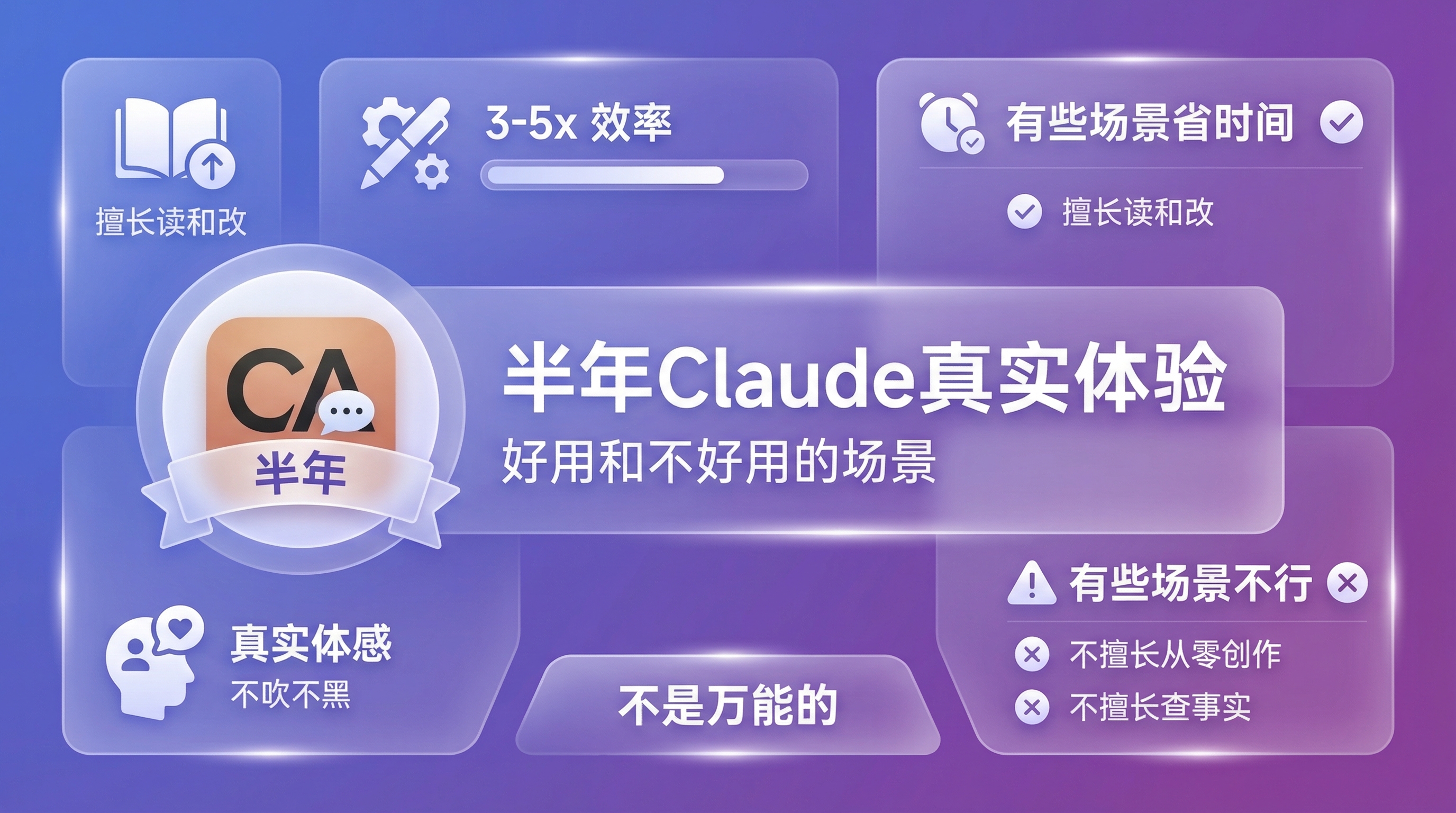 用了半年 Claude，我摸出来的几个真实好用的用法
