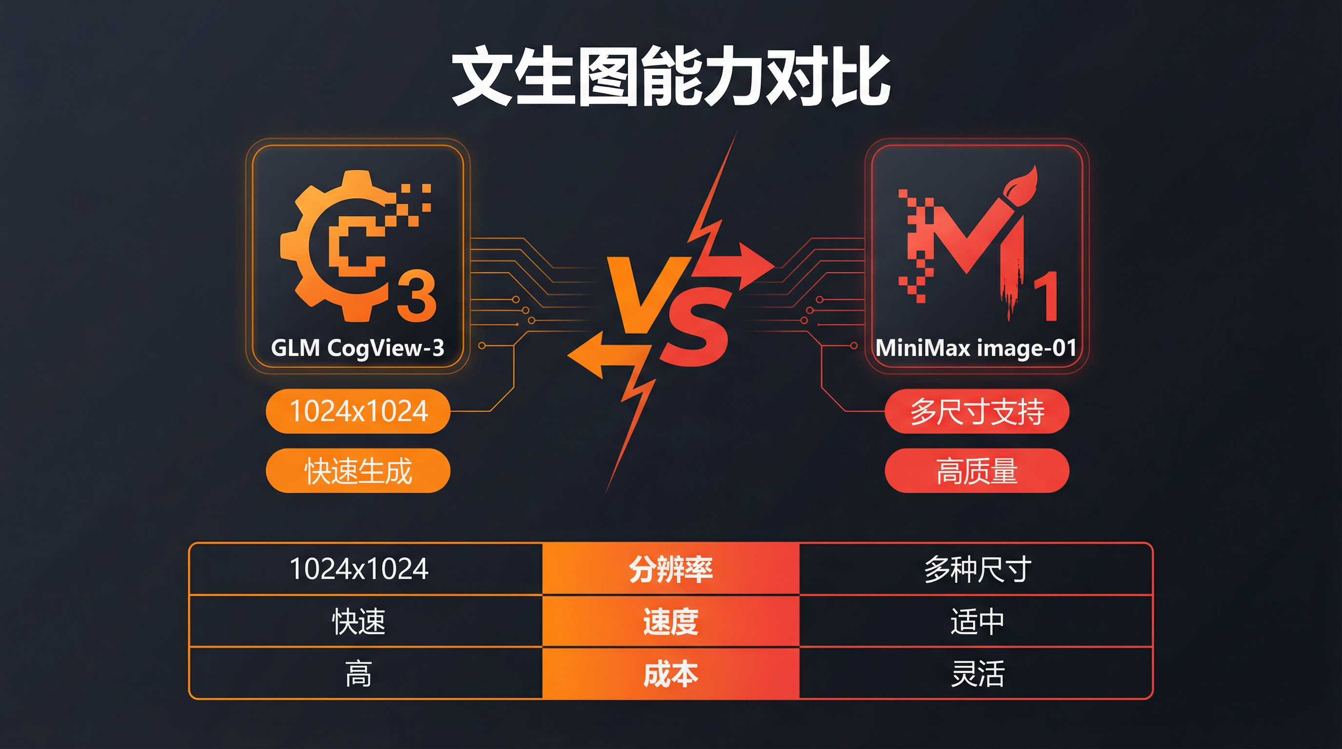 文生图能力对比