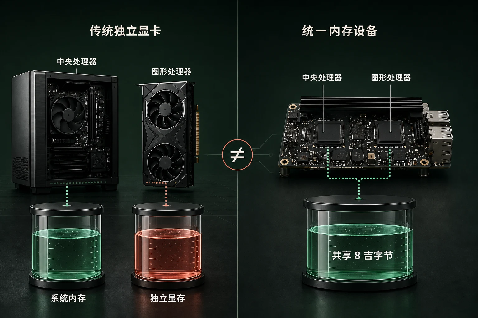 系统内存和显存并不是两个独立账户