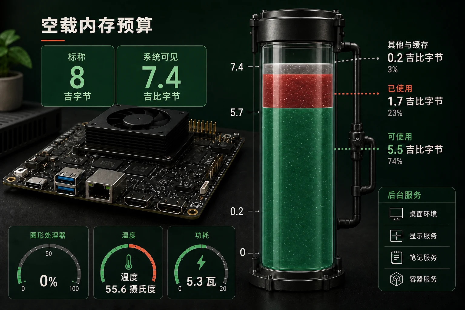 Jetson 空载状态下的共享内存预算