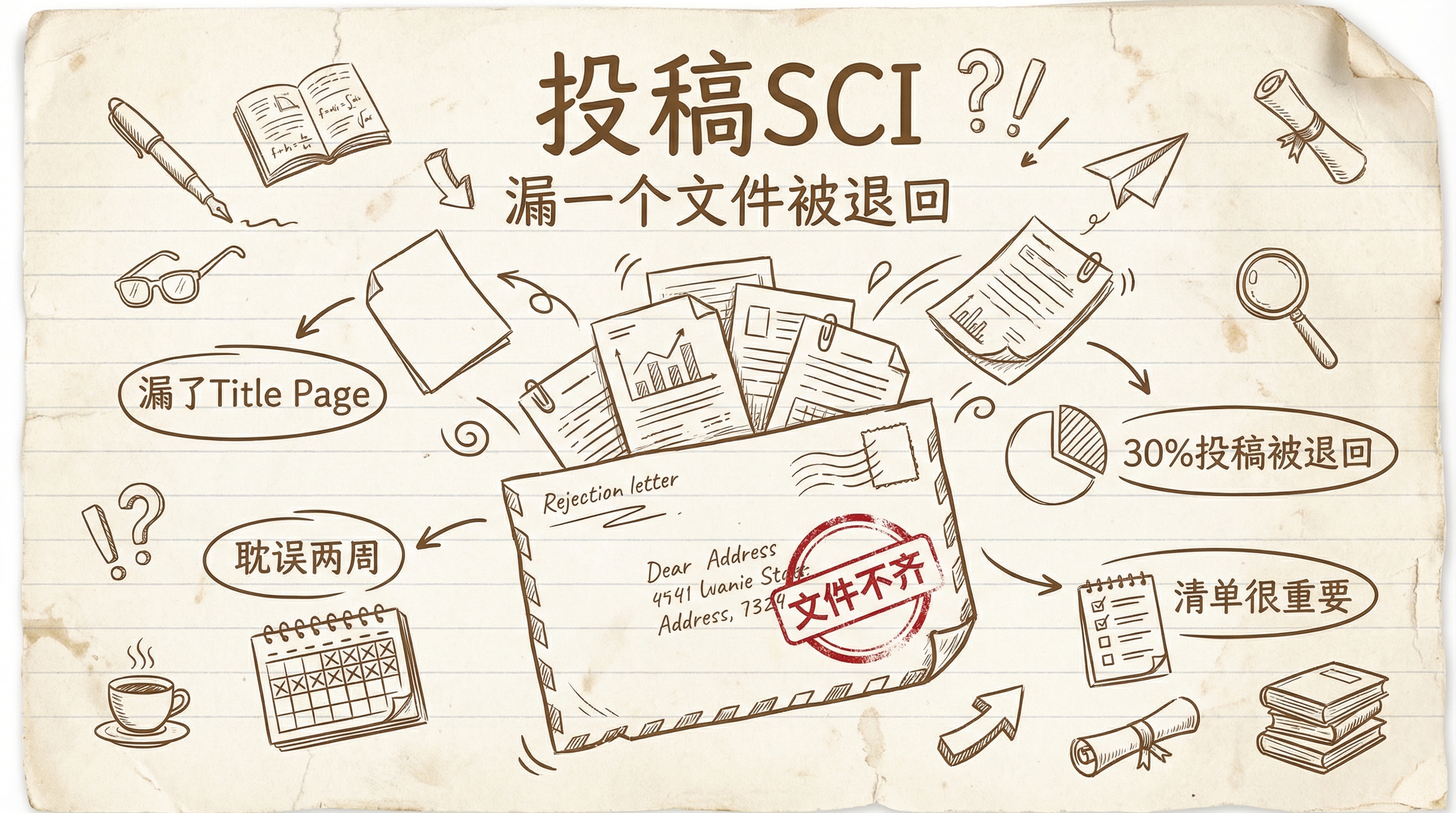 投稿 SCI，我因为漏了一个文件被退回过