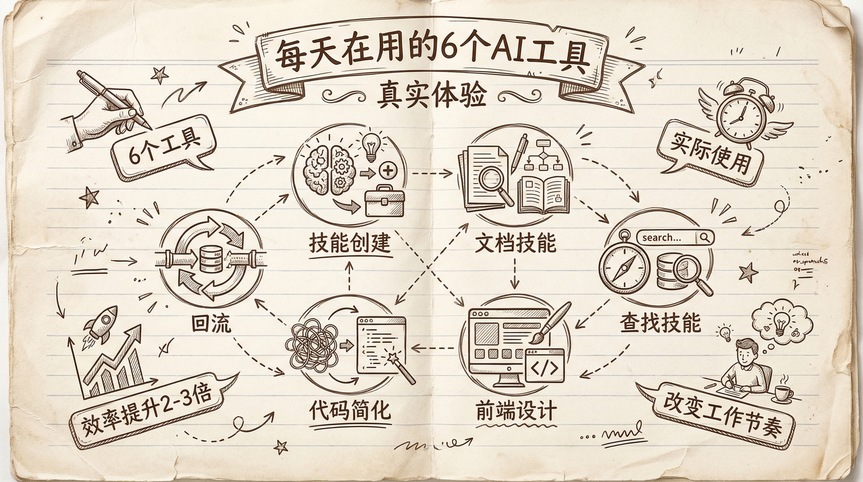 我每天都在用的 6 个 AI 工具，说说真实体验