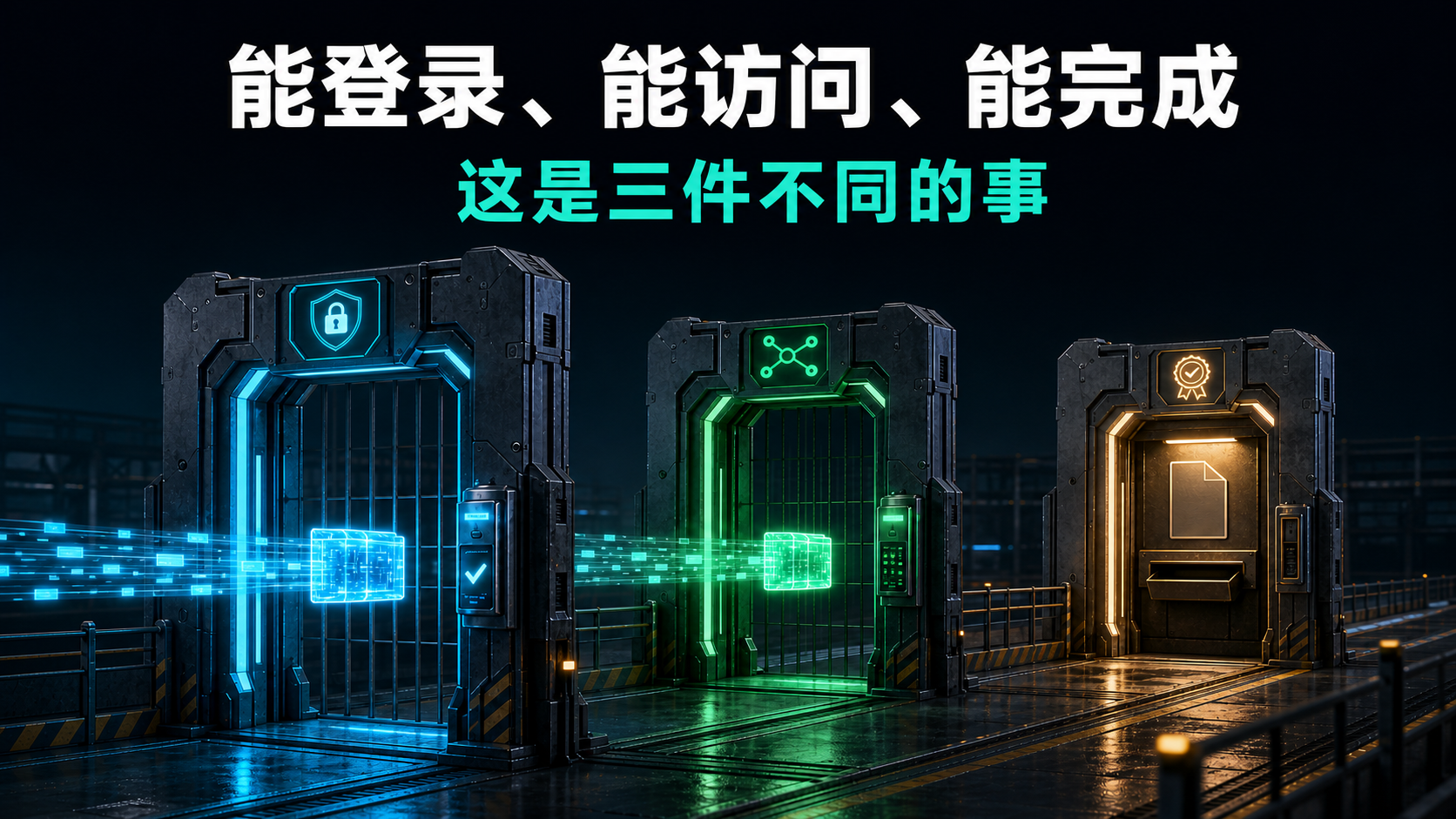 身份可达服务可达与业务完成是三道不同的门