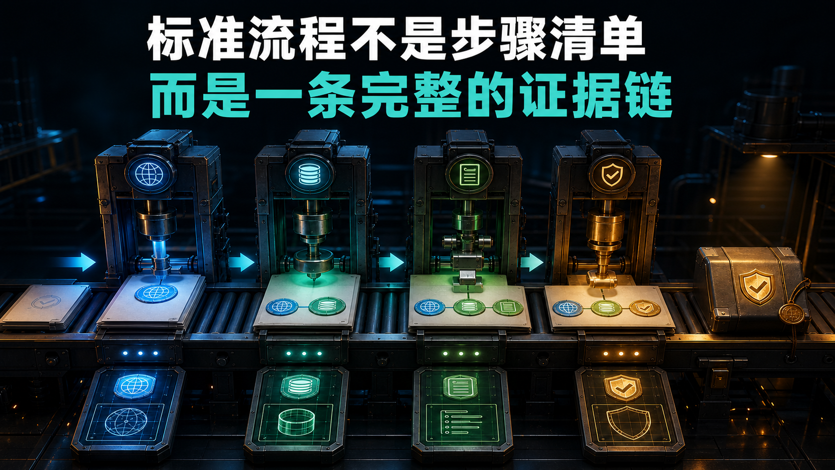 每一道工序都产出可验收证据的流水线