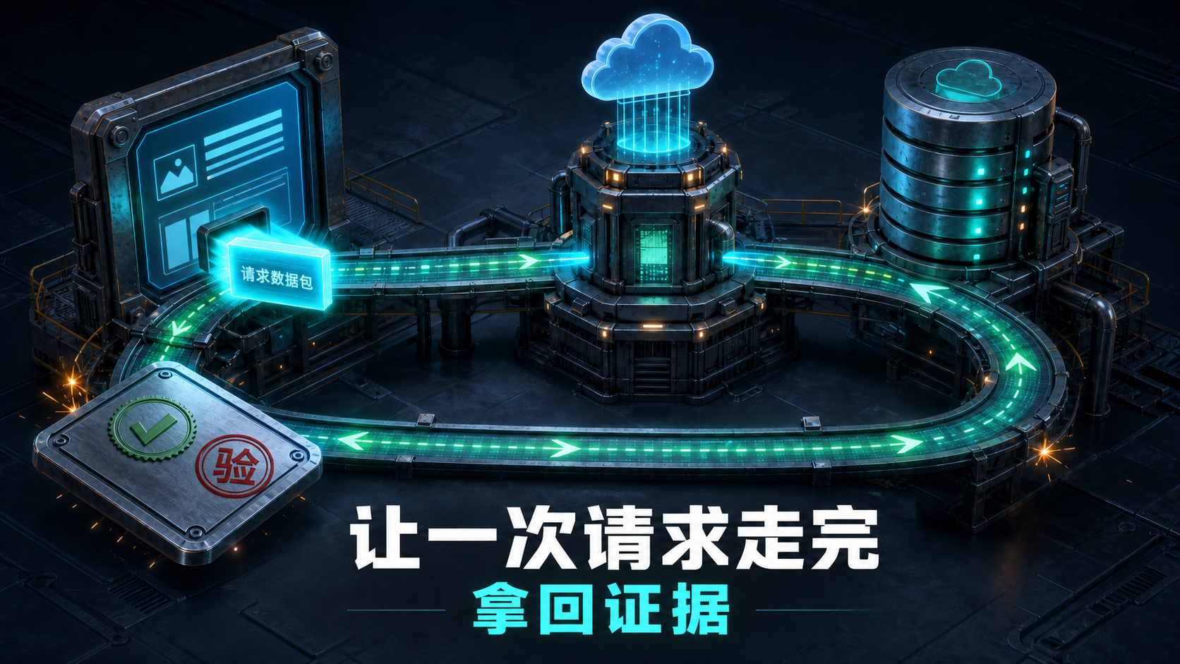 让一次请求完整走完并拿回证据